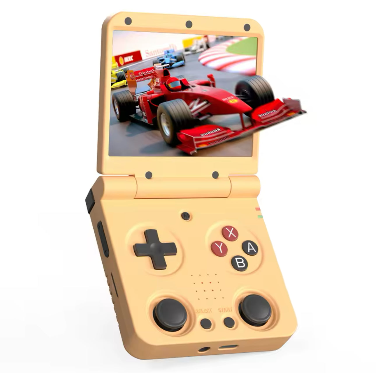 Miyoo Flip - Portable Video Game Console + Case  (Yellow) v2