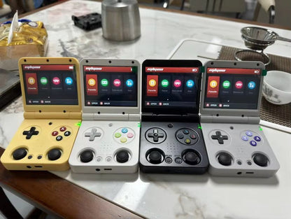 Miyoo Flip - Portable Video Game Console + Case  (Yellow) v2