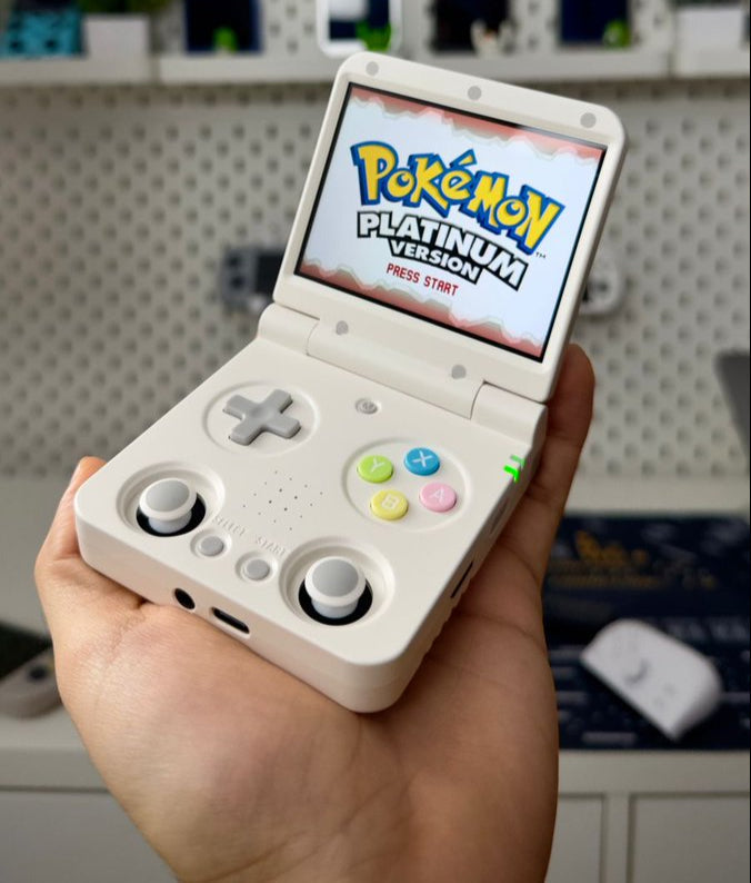 Miyoo Flip - Portable Video Game Console + Case  (Yellow) v2
