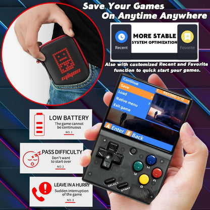 Miyoo Mini V2 Handheld Retro Game Console Transparent - Miyoo Mini V2