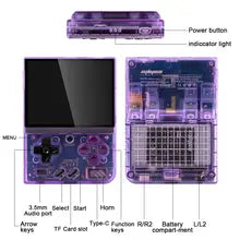 Miyoo Mini Plus V3 Retro Handheld Game Console Purple