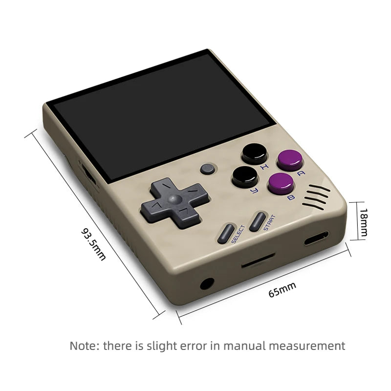 Miyoo Mini V4 Handheld Retro Game Console Yellow