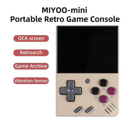 Miyoo Mini V4 Handheld Retro Game Console Retro Grey.