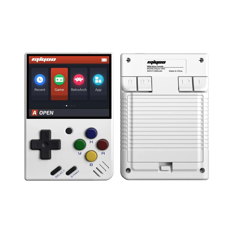 Miyoo Mini V4 Handheld Retro Game Console White