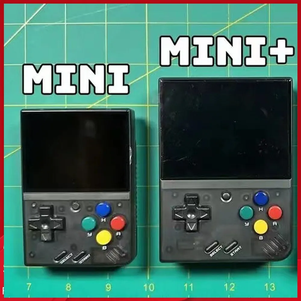 Miyoo Mini + Plus Retro Handheld Game Console Retro Grey